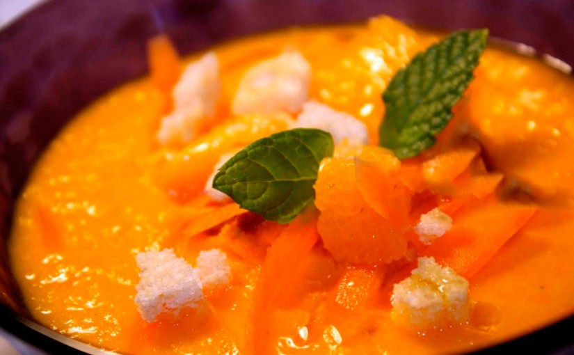 CAPSLIM te enseña a preparar Sopa de zanahoria con avena